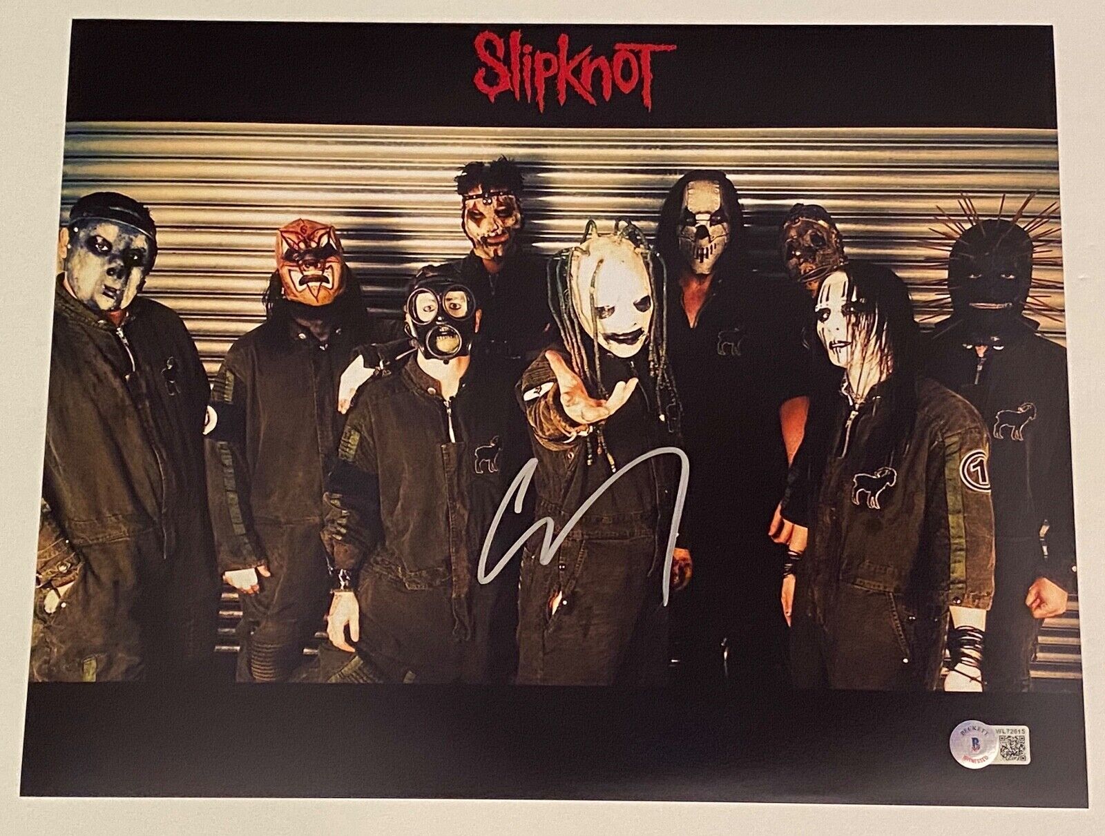 Corey Taylor Signed Autograph 11x14 Photo Poster painting Slipknot Stone Sour Proof Beckett COA