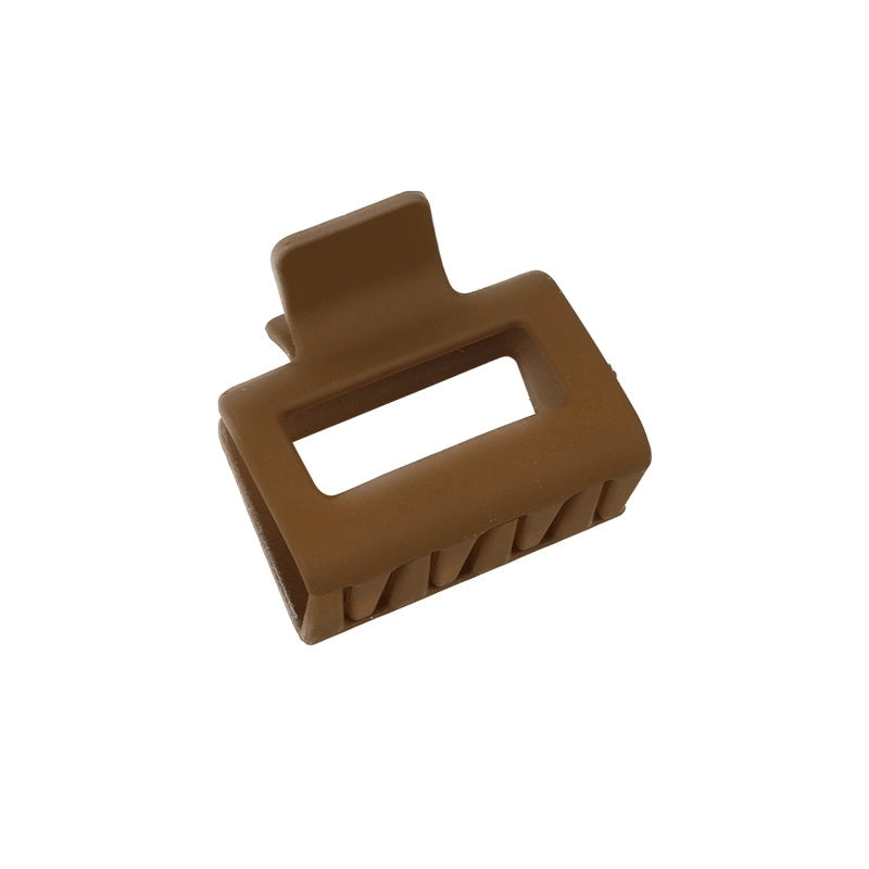 Fashion Solid Color Plastic Hair Claws