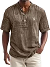 Men's Fashion Loose Button T-Shirt