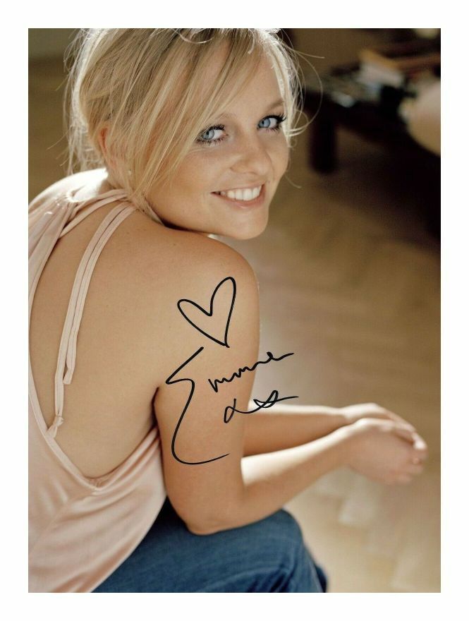 EMMA BUNTON - THE SPICE GIRLS AUTOGRAPH SIGNED PP Photo Poster painting POSTER