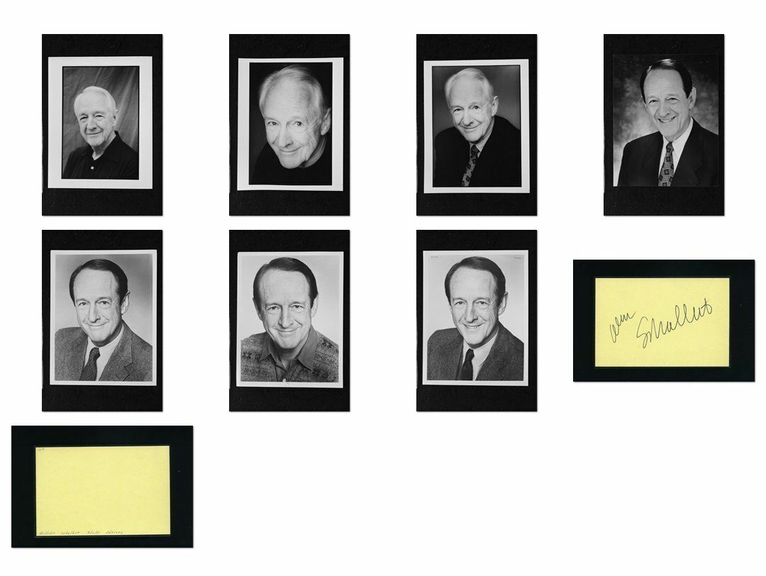 William Schallert - Signed Autograph and Headshot Photo Poster painting set - The Patty Duke Sho