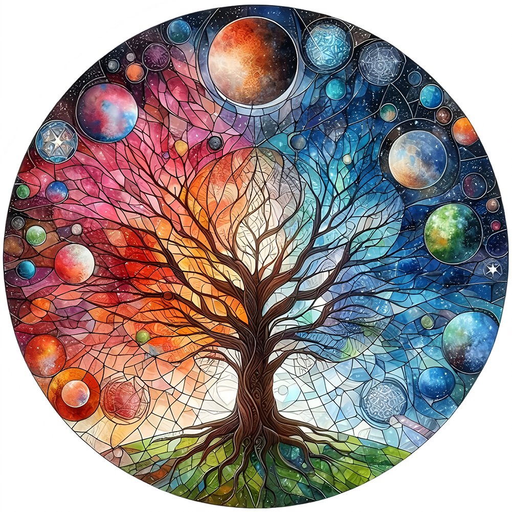 Tree Of Life 40*40cm(canvas) full round drill diamond painting