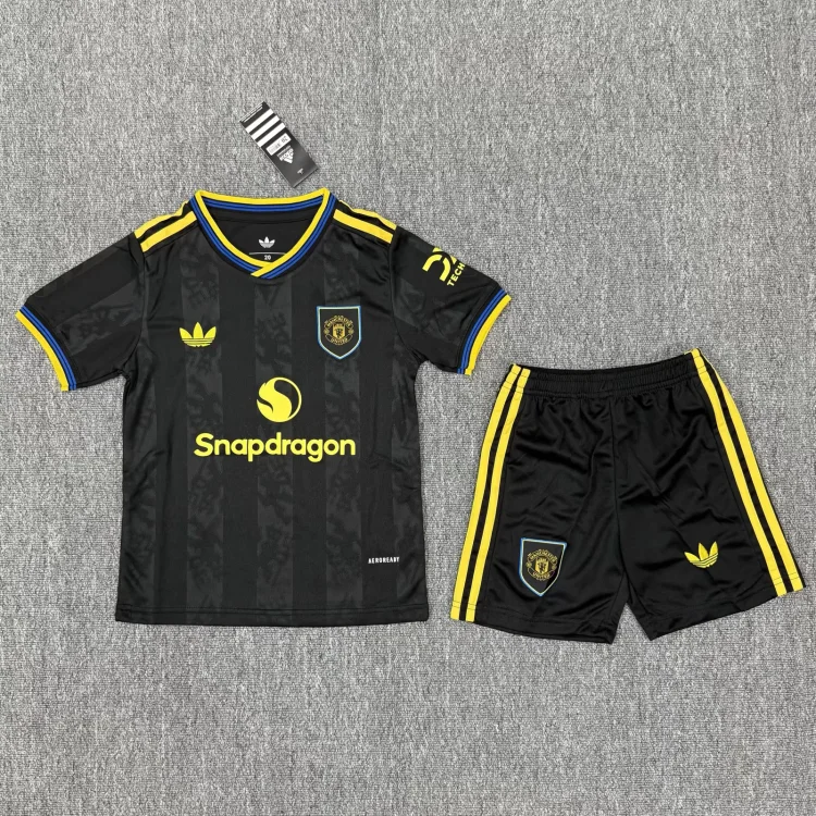 2025-26 New Season-Manchester United 2 Away-Jersey-Children's Wear