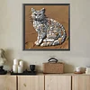 Diamond Painting -DIY Round Drill Stone Art Cat(40x40cm)