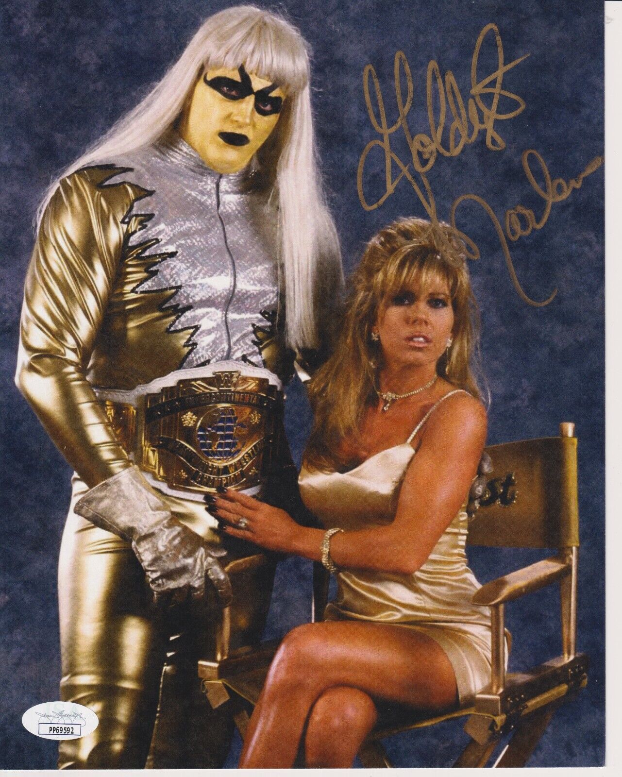 Goldust & Marlena Dual Signed Autographed Auto 8x10 Photo Poster painting WWF WWE JSA COA