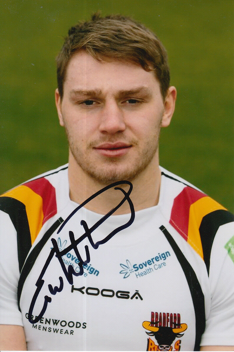 BRADFORD BULLS HAND SIGNED ELLIOTT WHITEHEAD 6X4 Photo Poster painting 2.