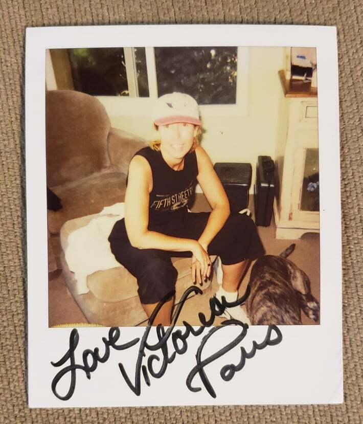 Victoria/Vicky Paris: Rare Polaroid 1/1 Signed Autographed