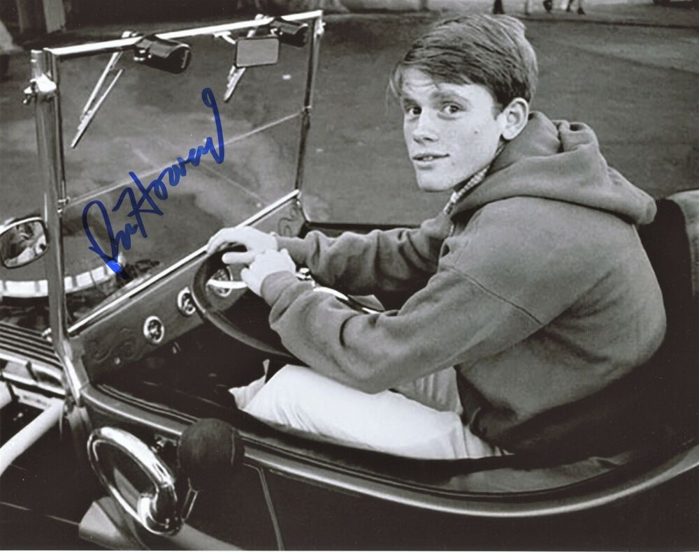 Young RON HOWARD Signed Photo Poster painting