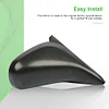 SCITOO Passenger Side View Mirror Compatible with 1996-2000 For Honda CIVIC Power Non-Folding LIGHT TEXTURED Right Outside Exterior Mirror HO1321102 76200S02A25