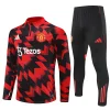 Manchester United 2025-26 Red and black Sports Suit Chandal