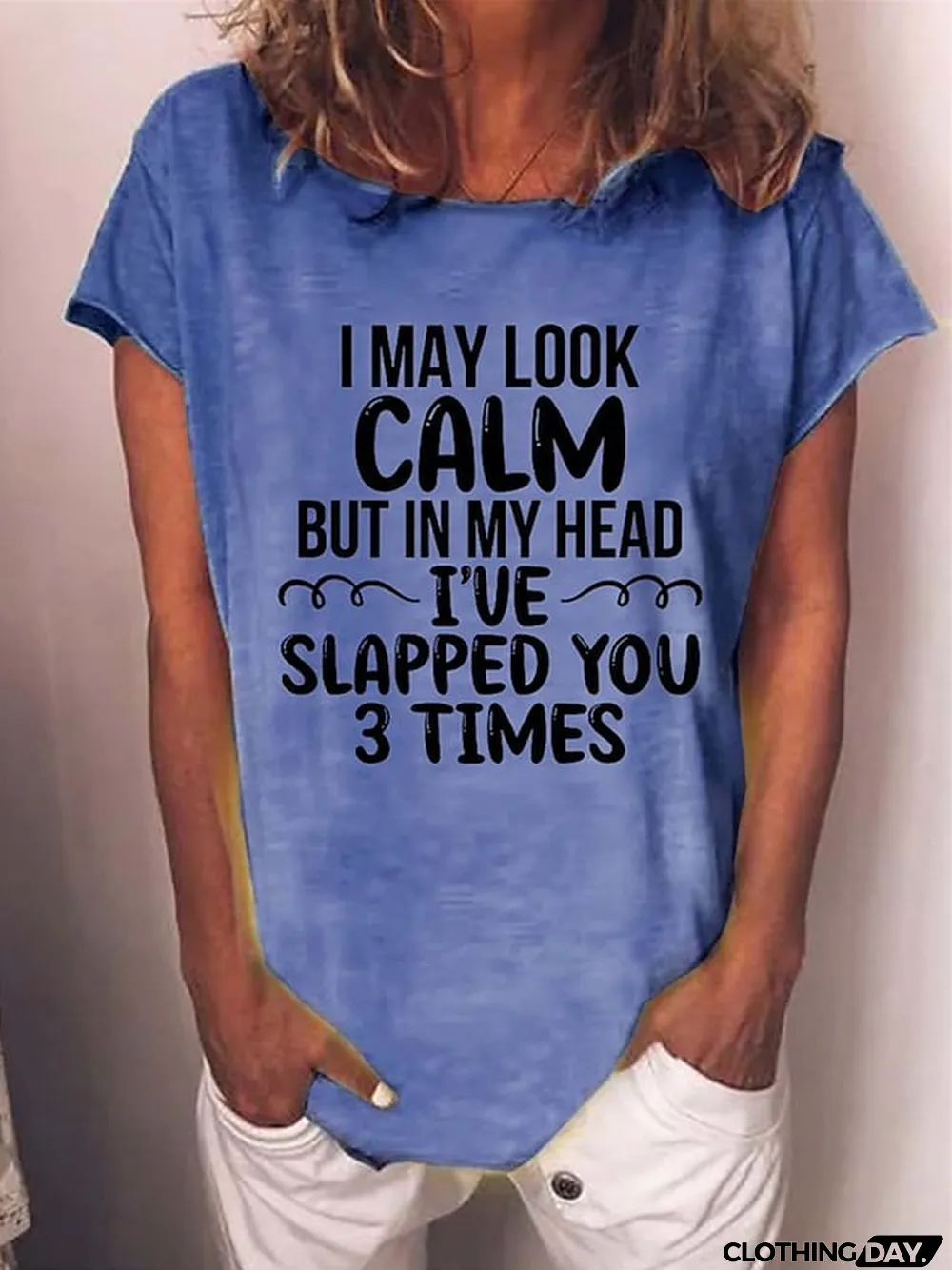 Women's T shirt Tee Letter Text Daily Weekend Black Red Blue Print Short Sleeve Basic Neon & Bright Round Neck Regular Fit