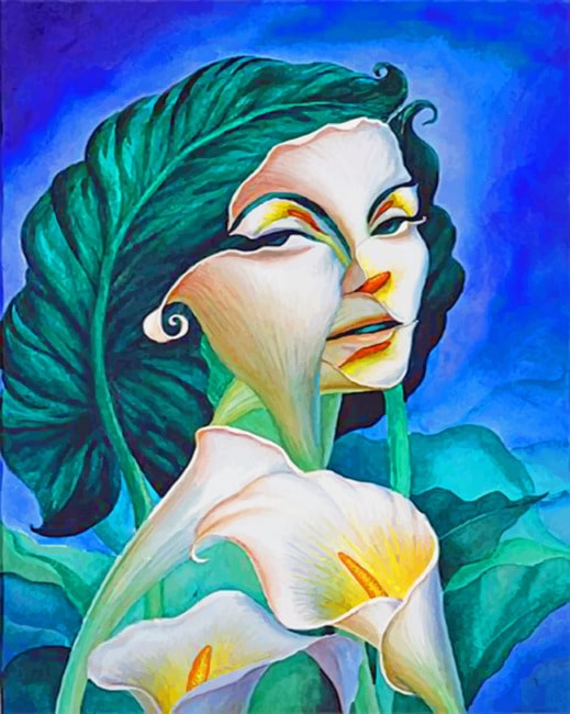 

Flower Woman – Illustration Paint By Numbers - 40*50CM, 501 Original