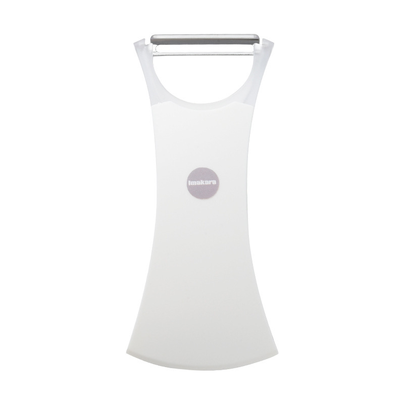 日本Imakara二合一削皮刀 不锈钢厨房水果刨刮皮家用刨丝去皮器