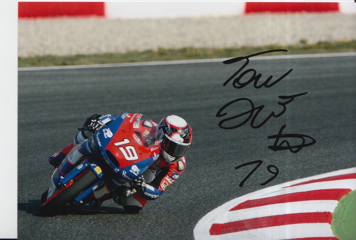 Alessandro Tonucci Hand Signed 7x5 Photo Poster painting TascaRacing Moto3 MotoGP 3.