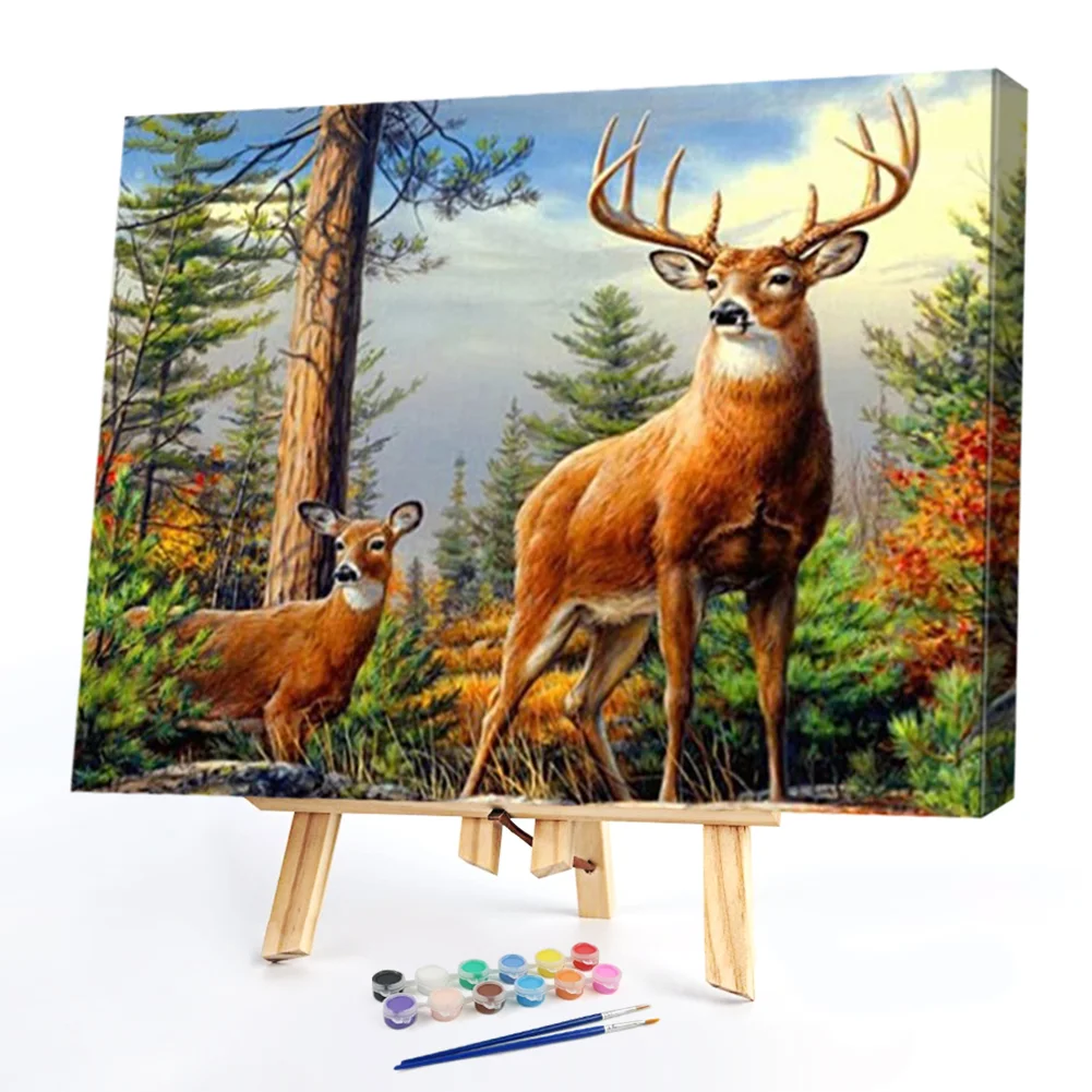 Froest Deer - Paint By Numbers(50*40CM)
