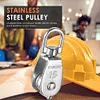 Stainless Steel M15 Single Wheel Swivel Lifting Rope Bearing Pulley Wheel