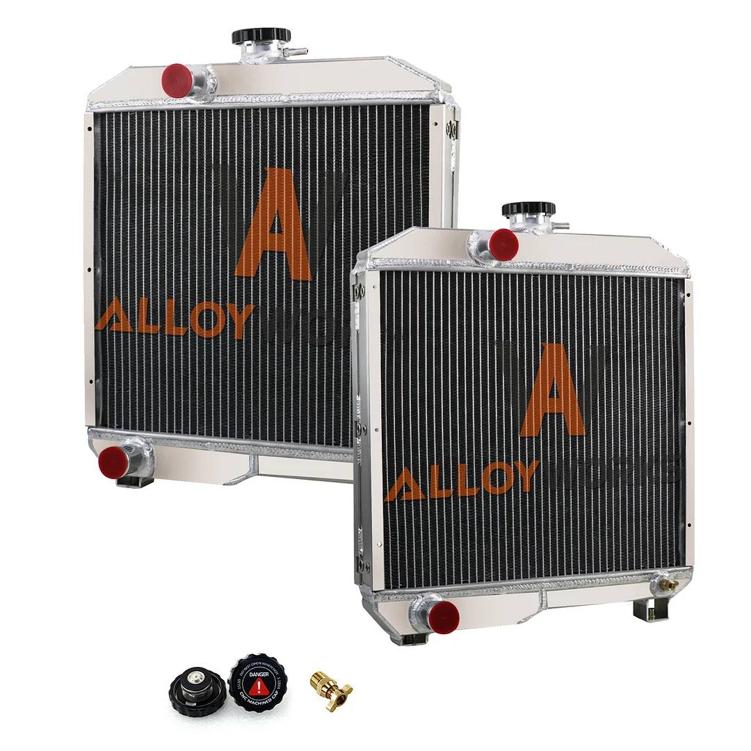 Alloyworks Ford New Holland Tractor Radiator + Cap For 1510 1710 SBA310100440 SBA310100291