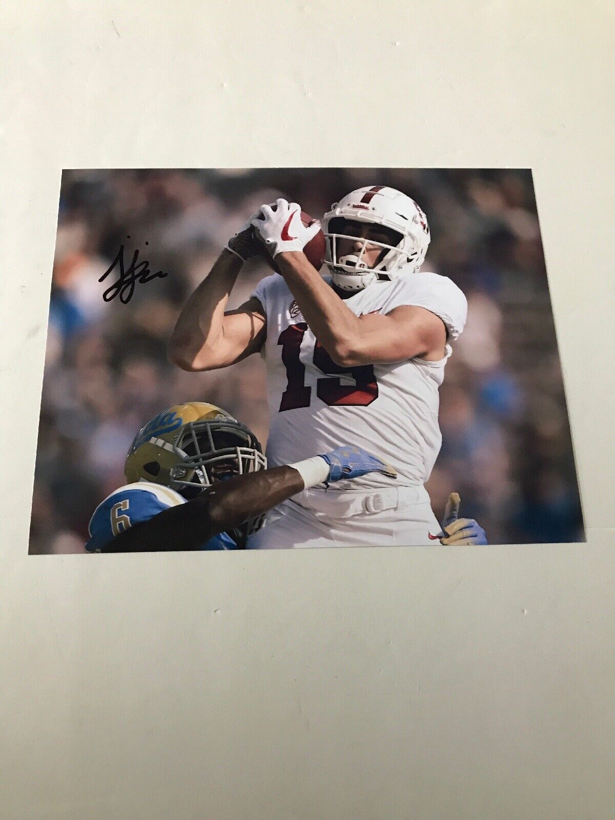 JJ Arcega-Whiteside signed autographed 8x10 football Photo Poster painting 2019 NFL E