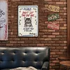 Cat - Vintage Metal Signs - 20*30cm - Garden