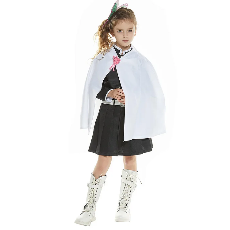 Demon Slayer Halloween Carnival Suit Tsuyuri Kanawo Uniform Outfit Cosplay Costume for Kids Children