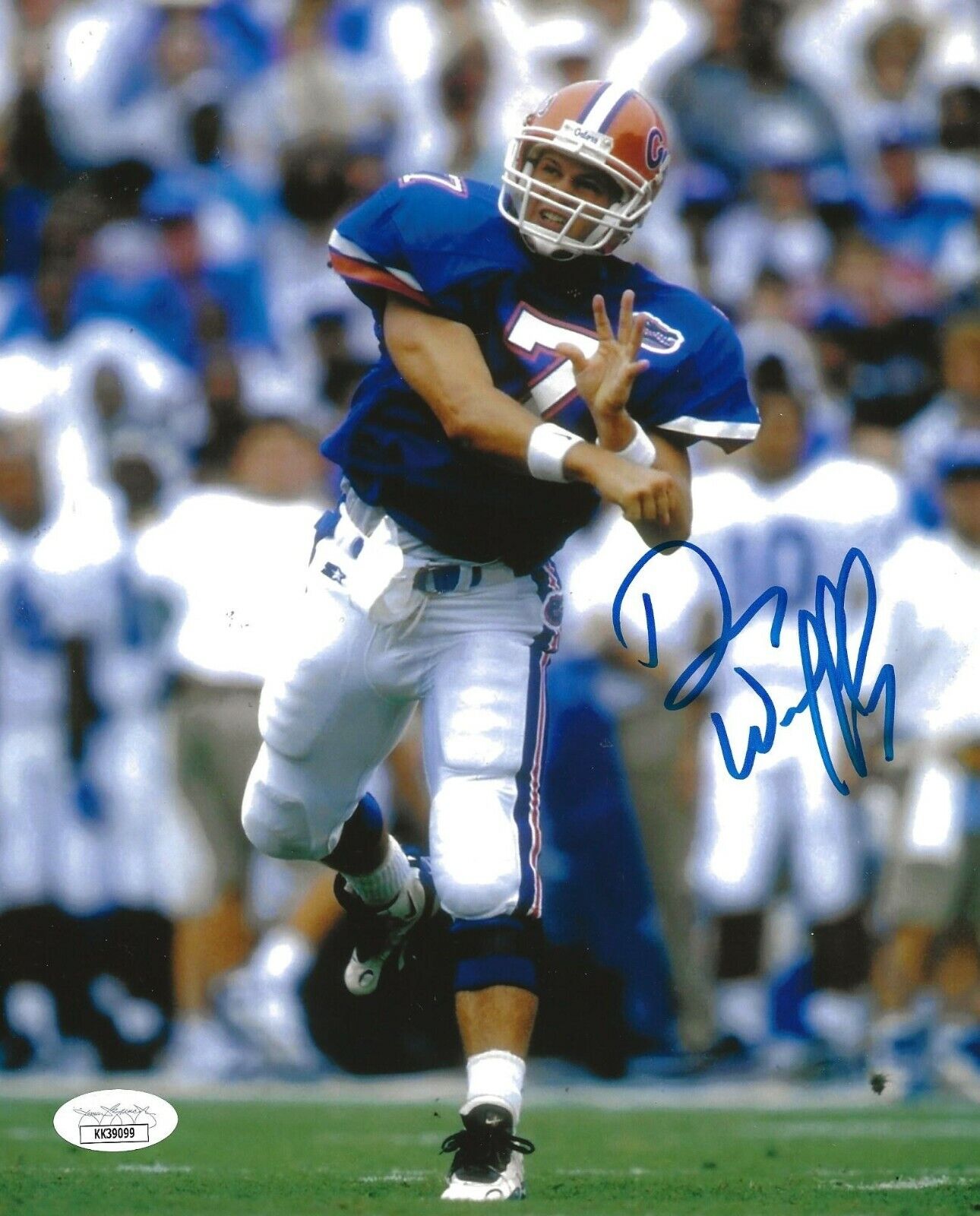 Danny Wuerffel Heisman Trophy signed Florida Gators 8x10 Photo Poster painting autographed 2 JSA