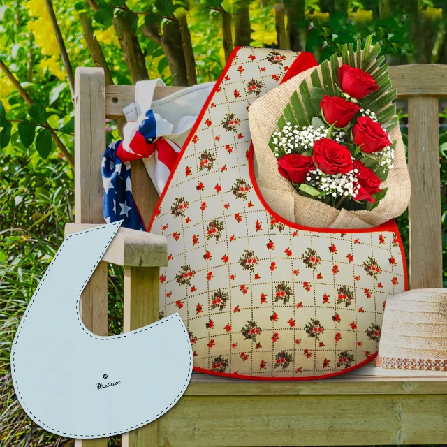 Big Belly Tote Bag Template - With Tutorial