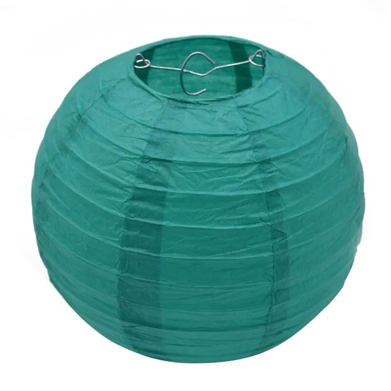 1pcs 20cm/25cm/30cm Colorful Chinese Round Hanging Paper Lanterns lamps Paper Crafts Party Festival Wedding Home DIY Decoration