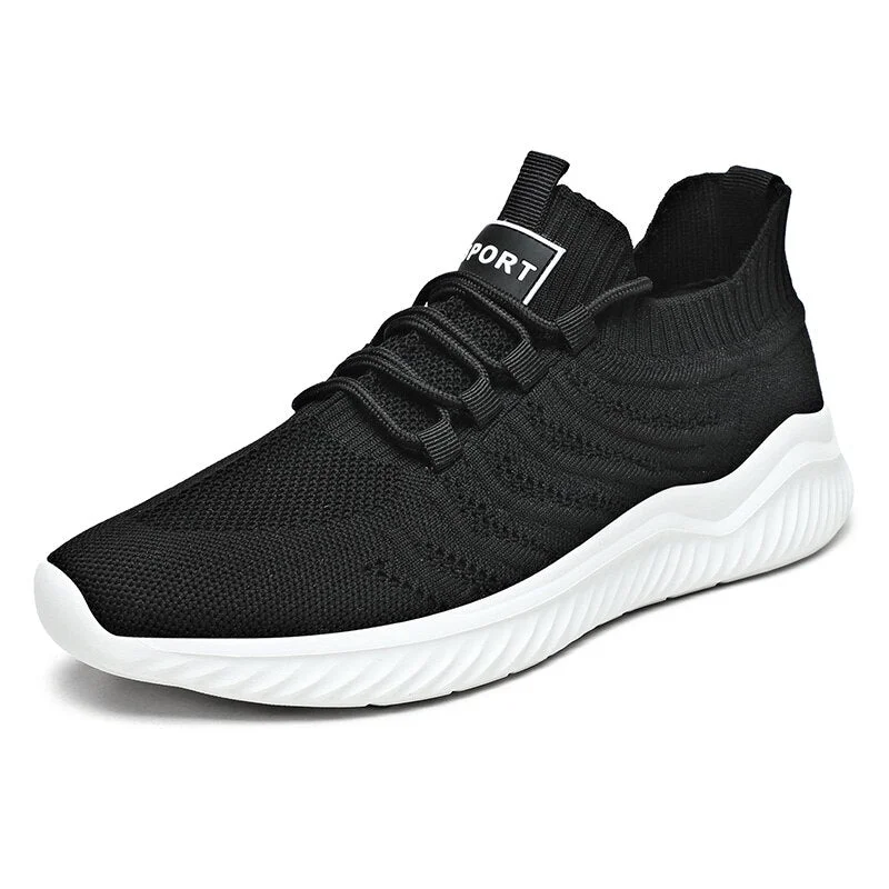 Mesh Men Casual Shoes Breathable Summer Mens Sneakers Trend Lightweight Black Walking Big Size Man Tenis Shoe Zapatillas Hombre