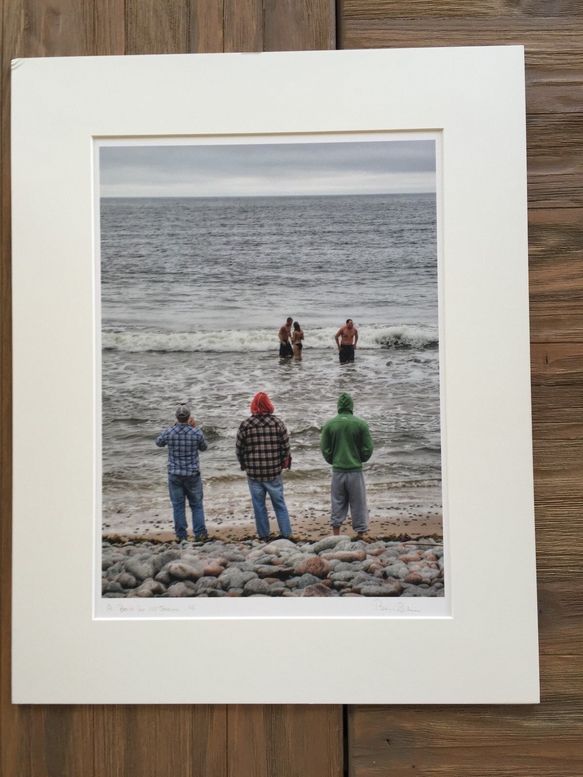 Bruce Blum Signée Couleur Photo Poster painting Imprimé (10 1/5.1cmX 35.6cm)  A Plage pour Tout