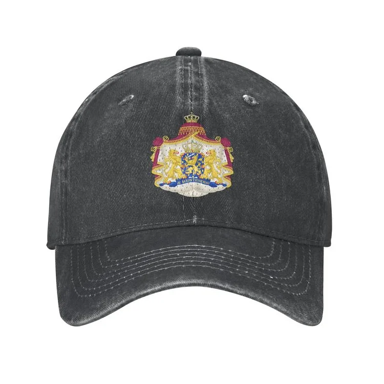 Cotton Coat Of Arms Of The Netherlands Baseball Cap for Men Women Personalized Adjustable Adult Dad Hat Summer