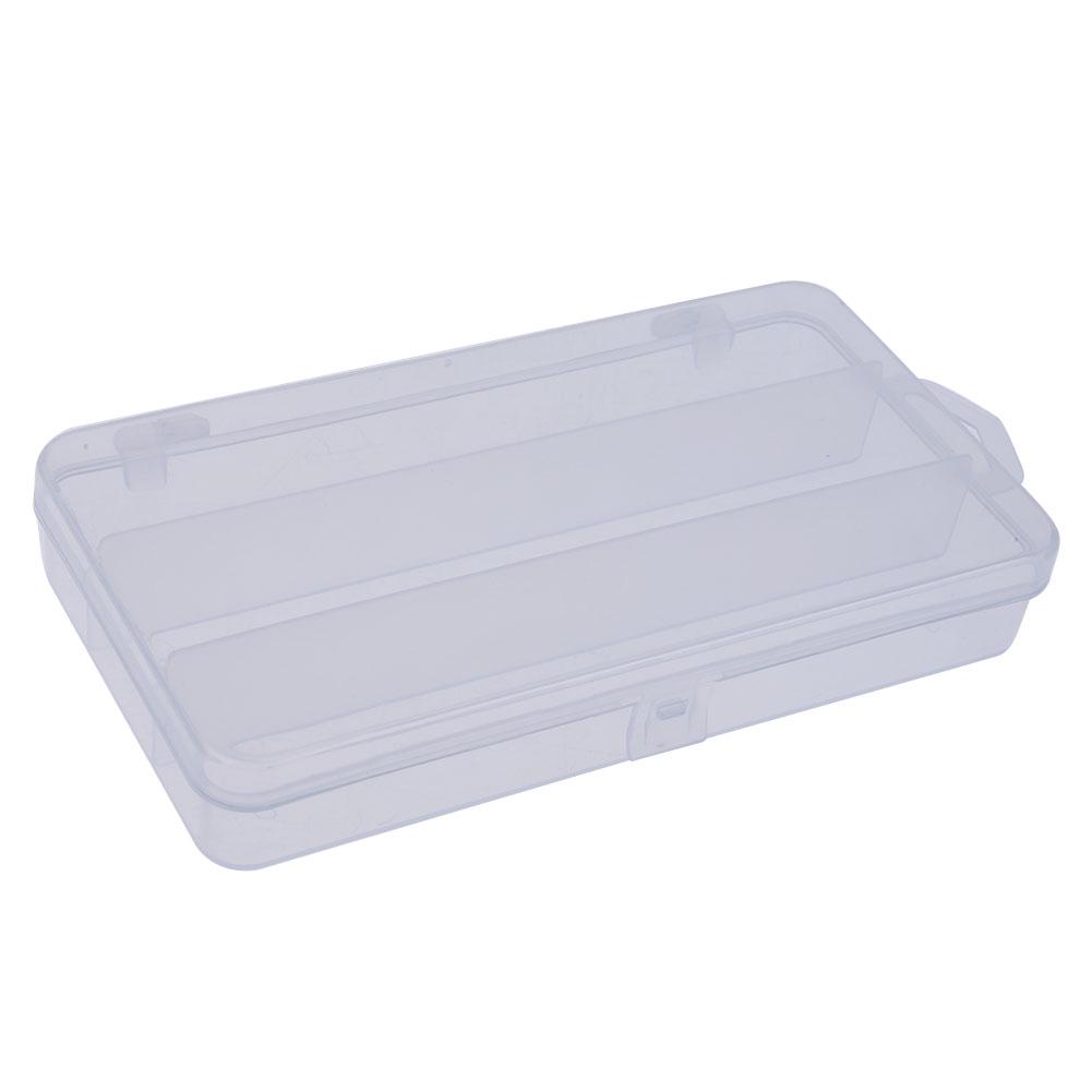 

3 Compartments PP Fishing Bait Box Single Layer Fishing Hook Storage Case, 501 Original