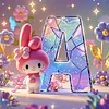 Alphabet Series Diamond Painting（Canvas） - Cartoon