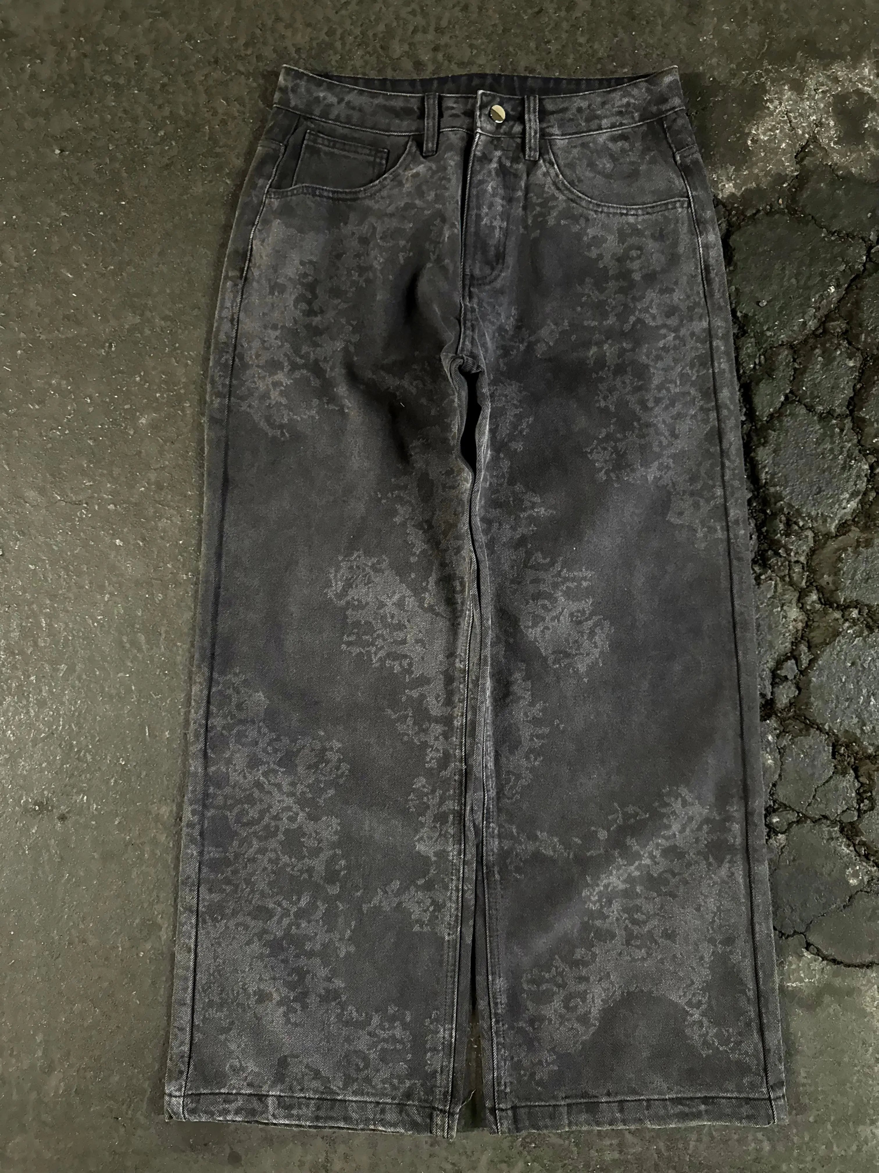 “Abstract” Jeans (Olive)