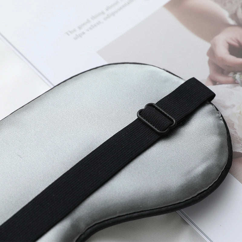 Japanese Buckle Imitation Silk Eye Mask Double-sided Shading Lunch Break Eye Protection Sleep Eye Mask Aviation Gift Adjustable Eye Mask4