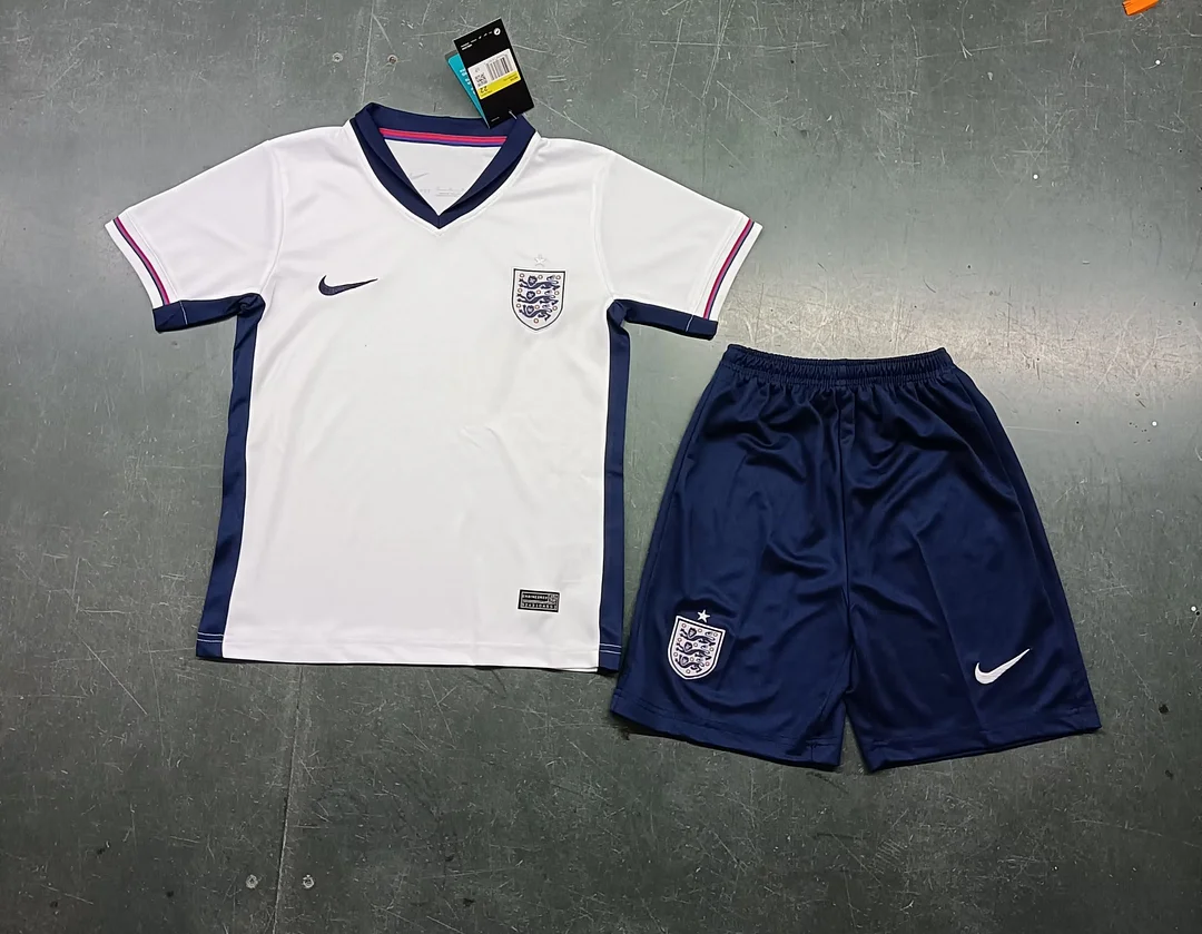 24/25 England Home Kids Kit Football jersey Thai Quality