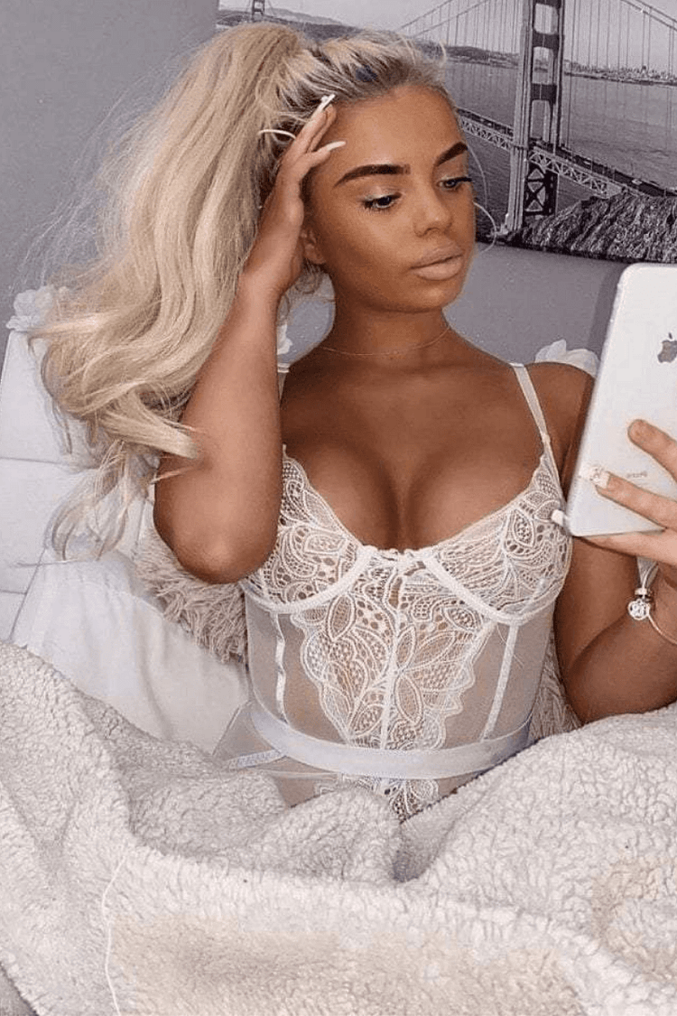 White Sheer Lace Bodysuit Katch Me