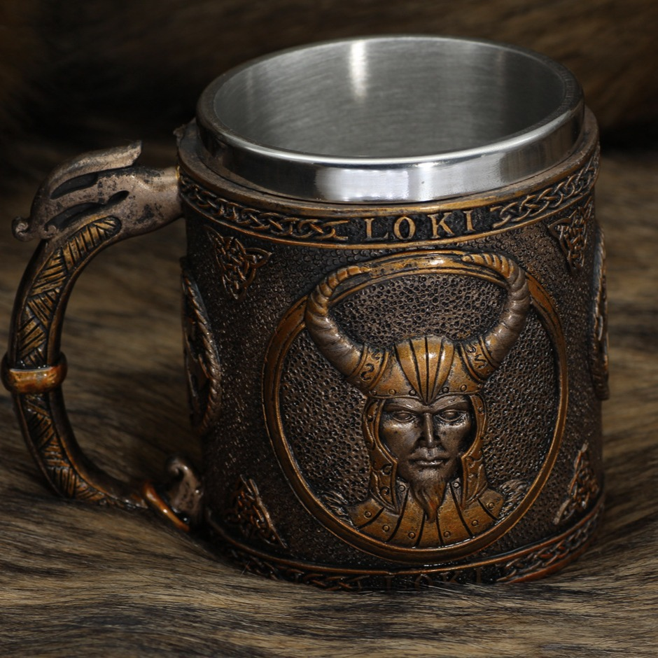 Nordic Viking Valkyrie Stainless Steel Mug