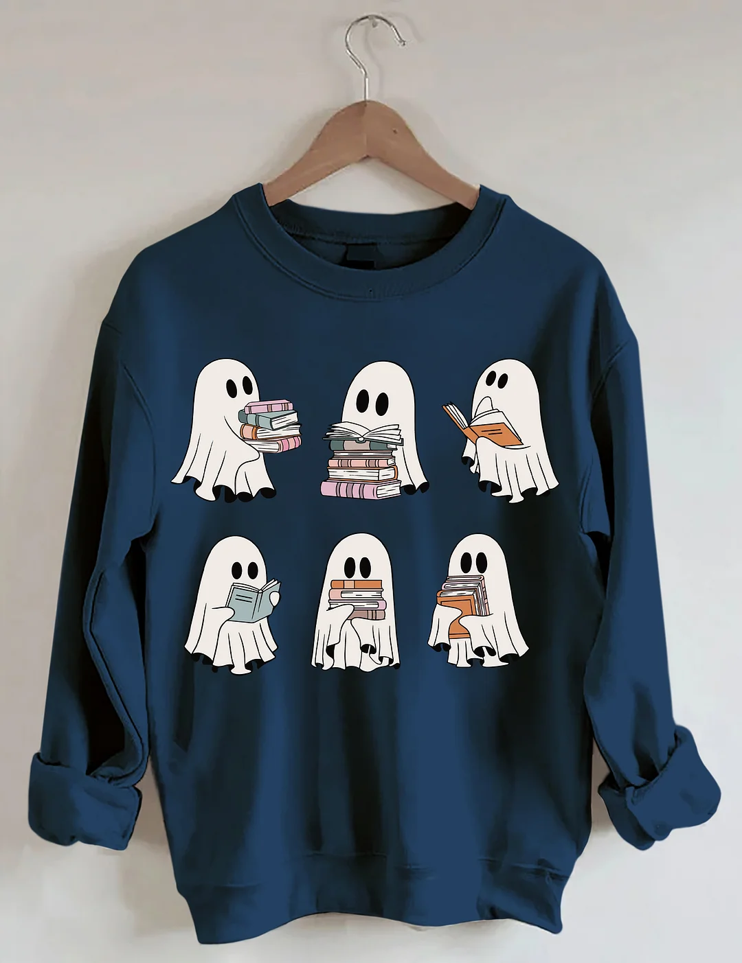 Ghost Reading Sweatshirt
