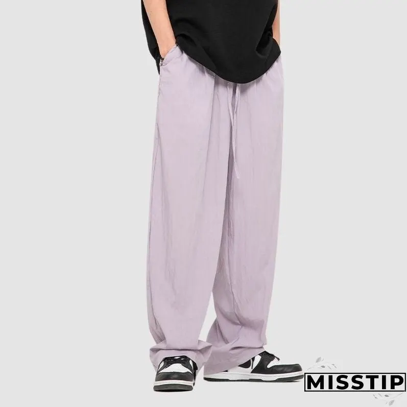 Simple Straight Leg Yamamoto Pants