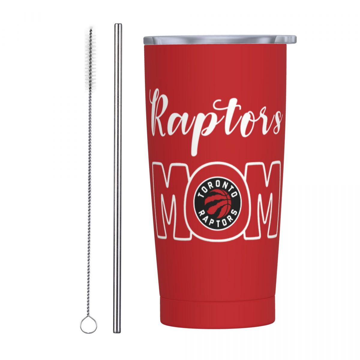 Toronto Raptors Mom Stainless Steel Tumbler