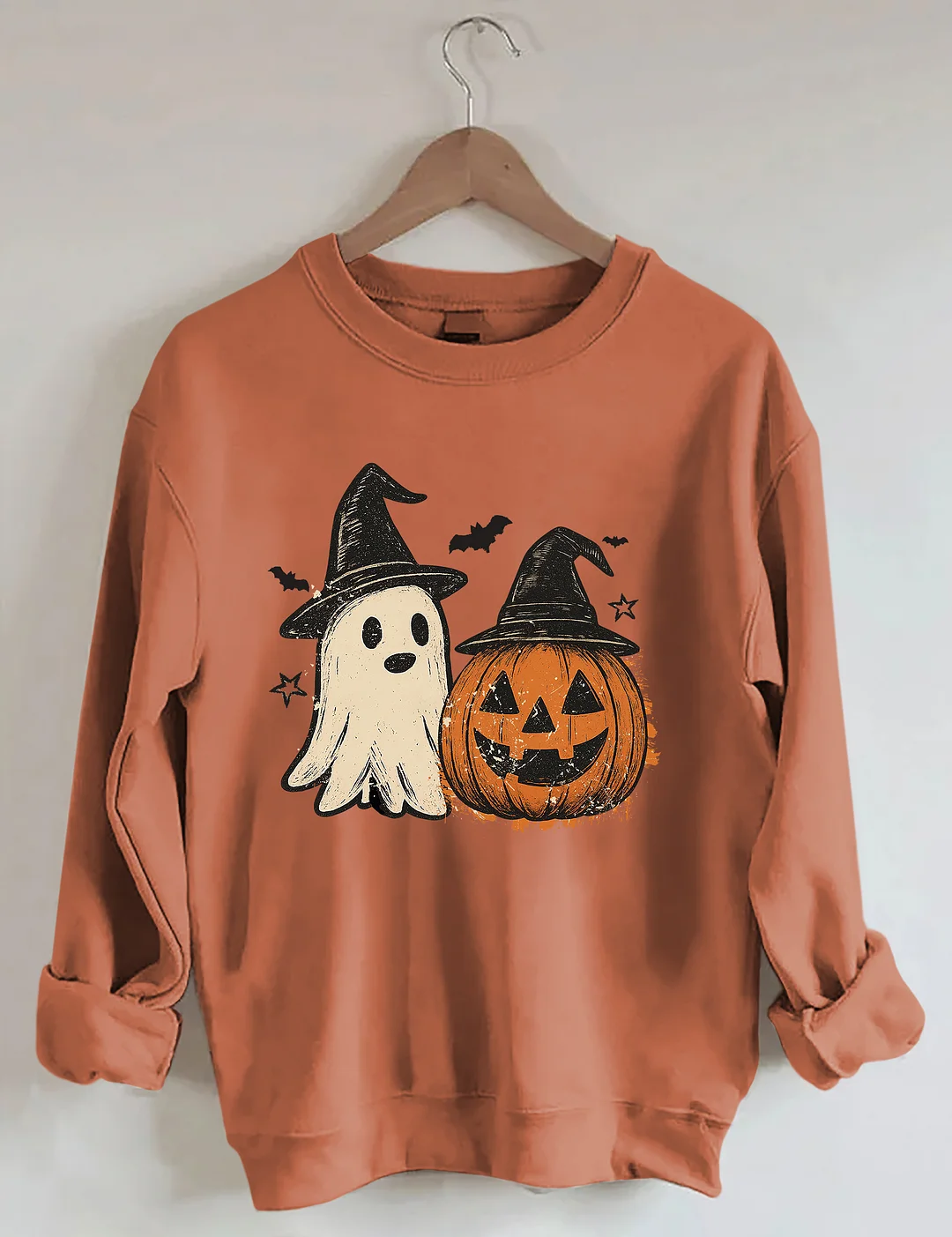 Preppy Floral Pumpkin Sweatshirt