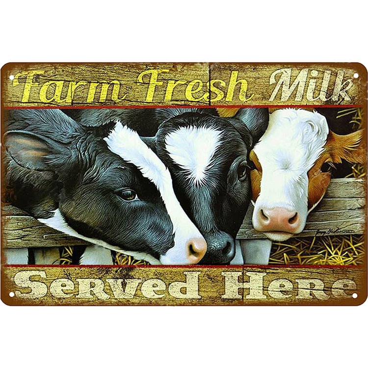 Iron painting vintage metal sign plaque retro animal wall poster décor (5)
