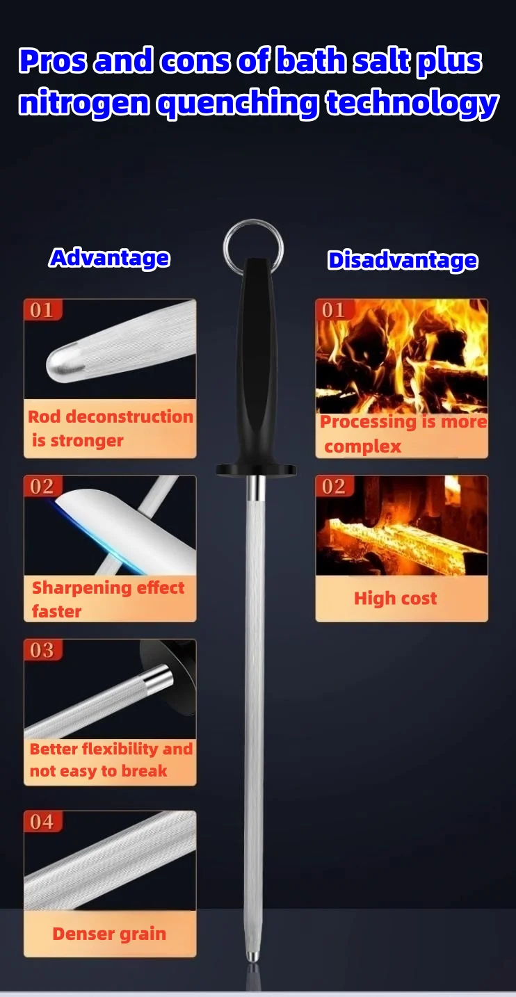 Kitchen multi-function knife sharpening stick