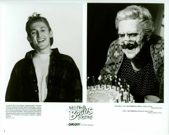 Alex Winter Bill and Ted's Bogus Journey Original Press 8X10 Photo Poster painting