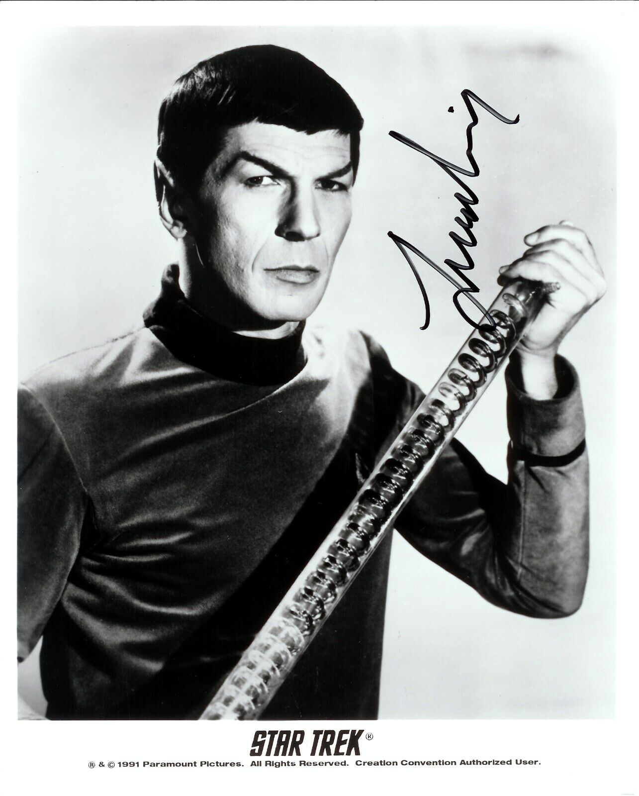 LEONARD NIMOY - SPOCK Star Trek Autographed Signed 8x10 Reprint Photo Poster painting !