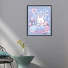 Diamond Painting -DIY Round Partial AB Drill Bunny Room(45x55cm)