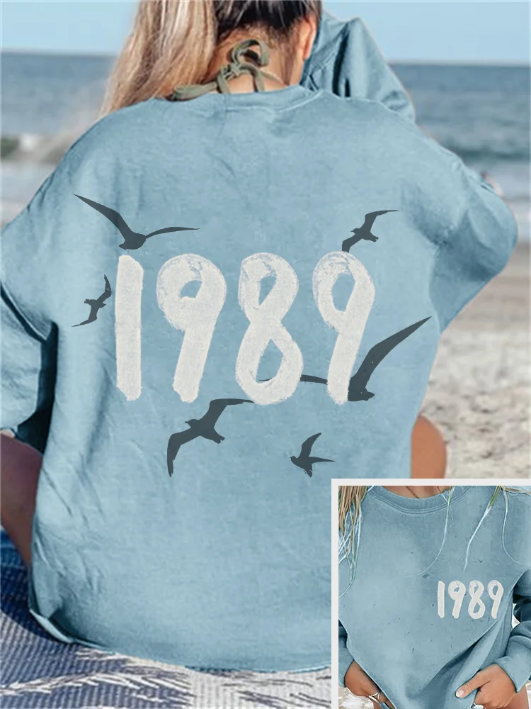 TS 1989 Special Edition Seagulls Graphic Sweatshirt