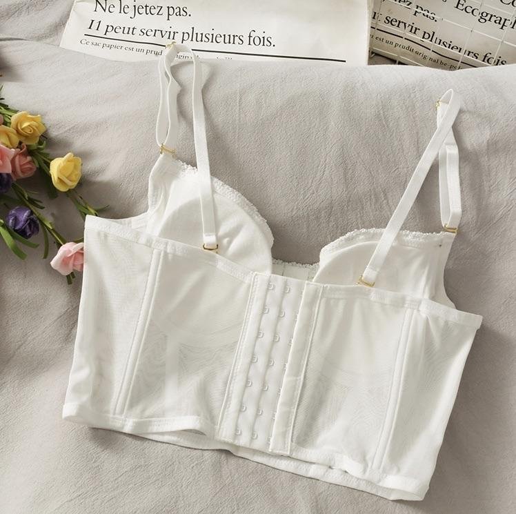 robbie bustier crop top