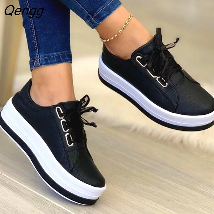 Women Casual Platform Shoes Heels Women Casual Shoes Female Students Flats Shoes Sneakers