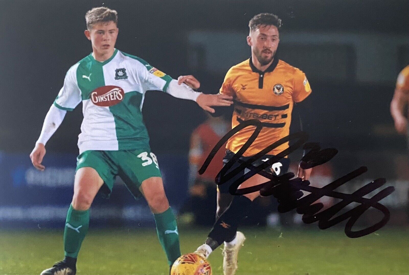 Adam Randell Genuine Hand Signed Plymouth Argyle 6X4 Photo Poster painting 3